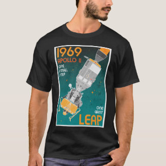 T-shirt Apollo 11. Un bond géant (Rétro)