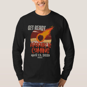 T-shirt Apophis Asteroid SE PRÊTER Avril 13 2029 Space Com