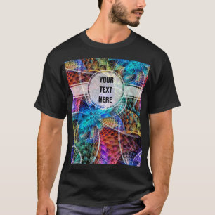 T-shirt Apophyse Abstraite Fractale X + votre texte
