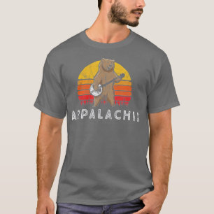 T-shirt Appalachia Bluegrass Banjo Ours Funny Retro 
