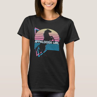 T-shirt Appaloosa Girl Retro