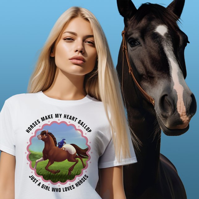 T-shirt Appaloosa Horse Bluebird personnalisable (Créateur téléchargé)