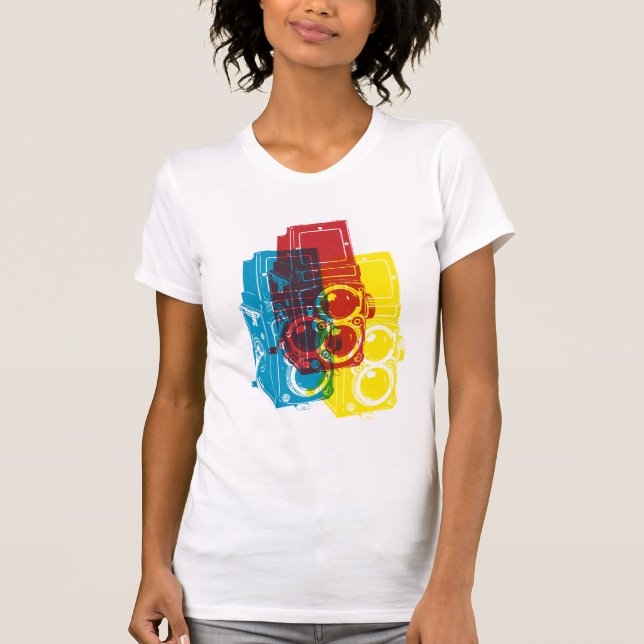 T-shirt Appareil-photo (Devant)