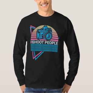 T-shirt Appareil Photo Photographe Rétro Je Photographie P