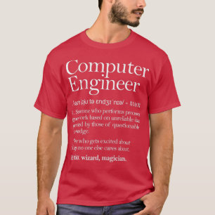 T-shirt Appareils de définition de l'ingénieur informatiqu