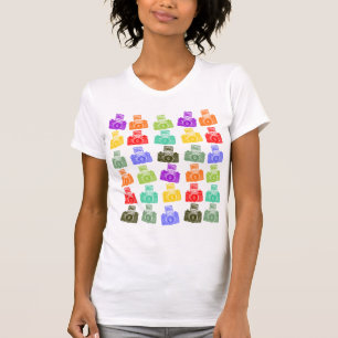 T-shirt Appareils-photo colorés