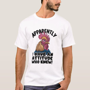 T-shirt Apparemment, J'Ai Un Problème D'Attitude
