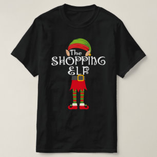 T-shirt appariement famille elfe shopping noël