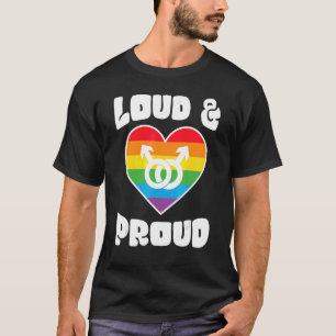 T-shirt Apparrel Lgbt Loud Et Fière
