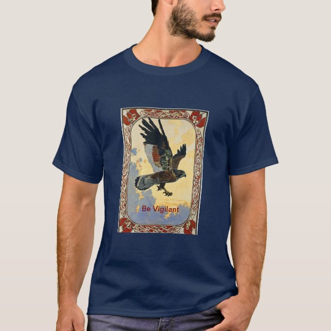 T-shirt Appartenant à la famille Accipitridae, aigle (Devant)