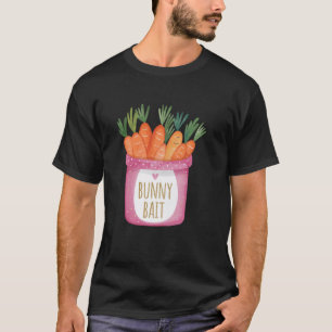 T-shirt Appât de lapin Mignon Pâques Printemps Jardinage A