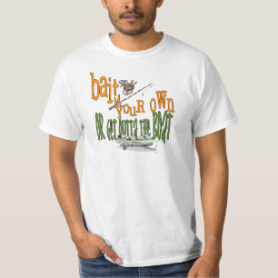T-shirt Appât de pêche de chemise d'humour drôle de pêche