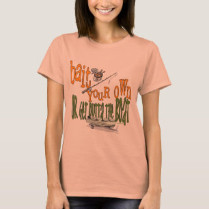 T-shirt Appât de pêche de chemise d'humour drôle de pêche