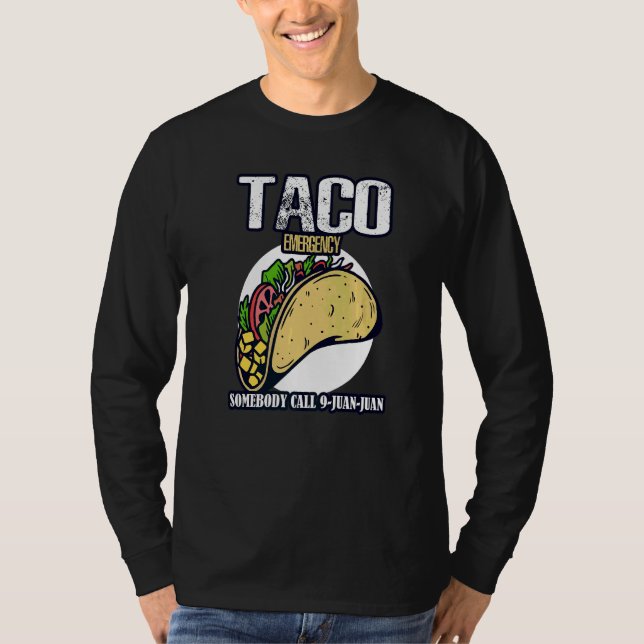 T-shirt Appel 9 Juan Juan Mexico Taco Urgence Cinco De Ma (Devant)