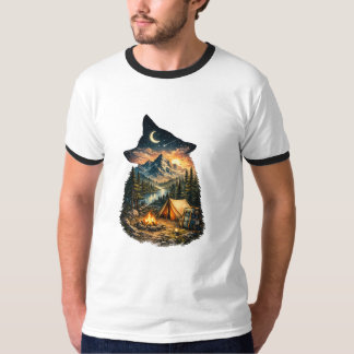 T-shirt Appel de la nature - Aventure de camping