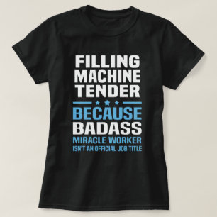 T-shirt Appel d'offres de la machine de remplissage