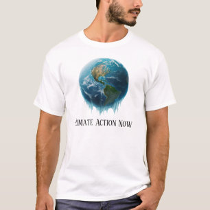 T-shirt Appel urgent : Action climatique maintenant