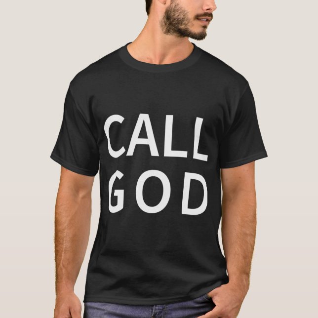 T-shirt Appelez Dieu Football (Devant)