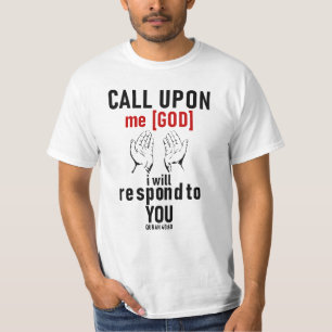 T-shirt Appelez-moi [Dieu], je vous répondrai