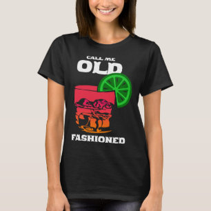 T-shirt Appelez-moi le vieux vin bourbon au whisky