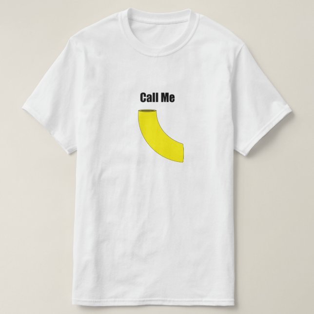 T-shirt Appelez-moi Mac (Design devant)