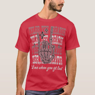 T-shirt Appelez-moi quand vous perdez Finger Skeleton