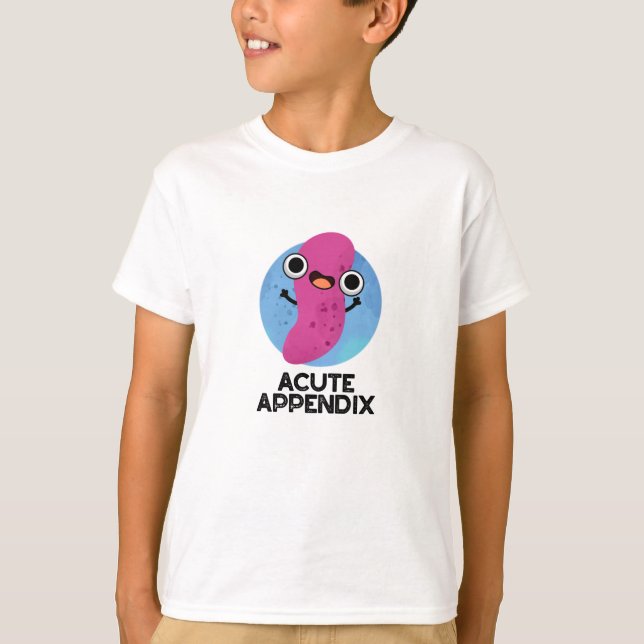 T-shirt Appendice Aigu Funky Body Parts Pun (Devant)