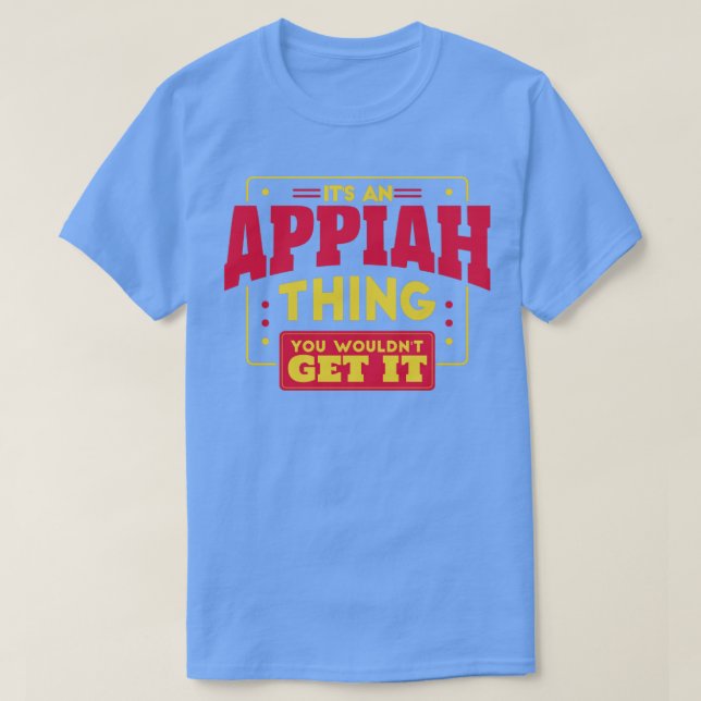 T-shirt Appiah (Design devant)