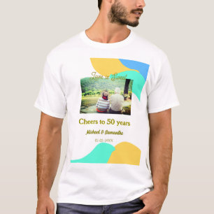 T-shirt applaudissements à 50 ans l'amour est Sweet rétro