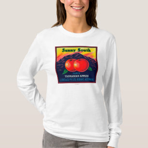T-shirt Apple du sud ensoleillé LabelHobart, Australie