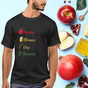 T-shirt Apple Honey Dip Répéter Rosh Hashanah