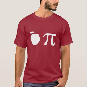 T-Shirt, Apple Pi, Weiß T-Shirt