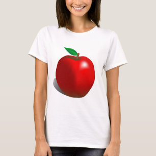 T-shirt Apple rouge
