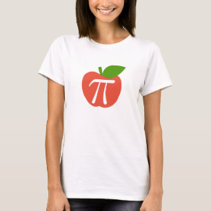 T-shirt Apple rouge pi