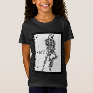 T-Shirt Apple sauvage   snob - croquis vintage énervé