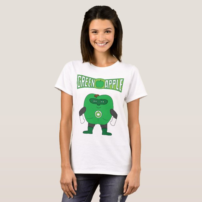 T-shirt Apple vert (Devant entier)