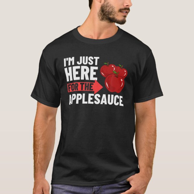 T-shirt Applesauce Pomme Sauce Cake Recette Dessert non su (Devant)