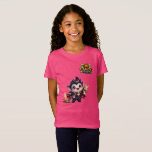 T-Shirt Application Candy Quest Fillettes Rose 'Fang'