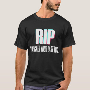 T-shirt Application Tiktok de RIP 2020 interdite Funny