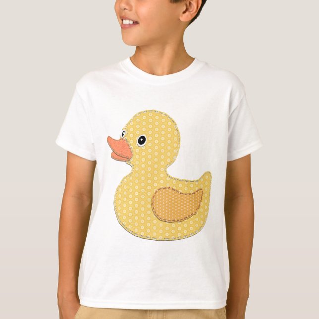 T-shirt Applique de canard de bébé (Devant)