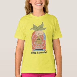 T-shirt "Apportez des cache-oreilles !" Graphisme hurleur 