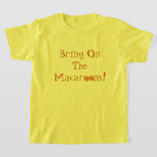 T-shirt Apportez sur les macarons ! Pièce en t d'enfants