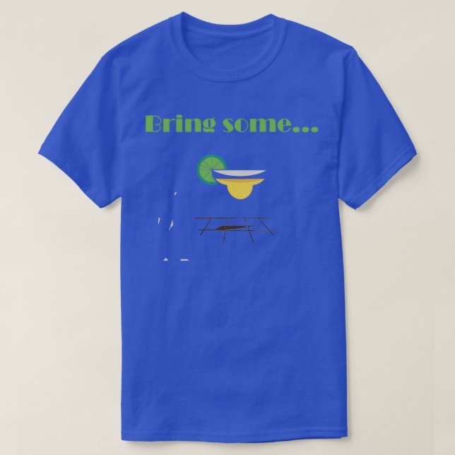 T-shirt Apportez Un Peu De Tequila Slim Fit T T (Design devant)