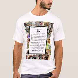 T-shirt Appréciation de l'amitié | Collage photo BFF 22
