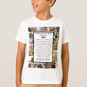T-shirt Appréciation de l'amitié   Collage photo BFF 22