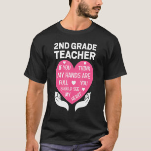 T-shirt Appréciation de l'enseignant de 2e année Dire conc
