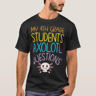 T-shirt Appréciation de l'enseignant de 4e année I Aolotl 
