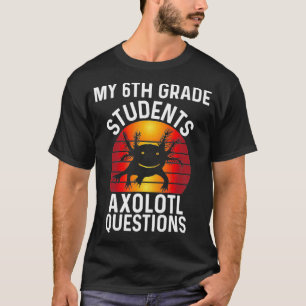 T-shirt Appréciation de l'enseignant de 6e année rétro I A