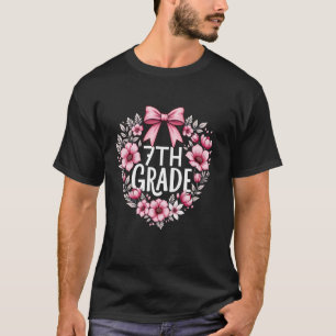 T-shirt Appréciation de l'enseignante de 7e année Coquette