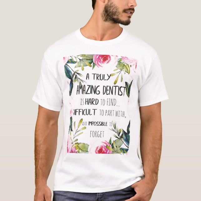 T-shirt Appréciation des dentistes Docteur Merci Citation  (Devant)